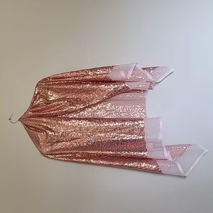 Rose gold shawl/scarf